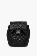 Chanel Black Caviar Mini Urban Spirit Backpack