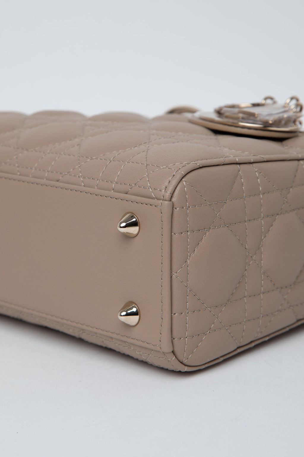 Christian Dior Hazelnut Small Lady Dior My ABCDior Bag