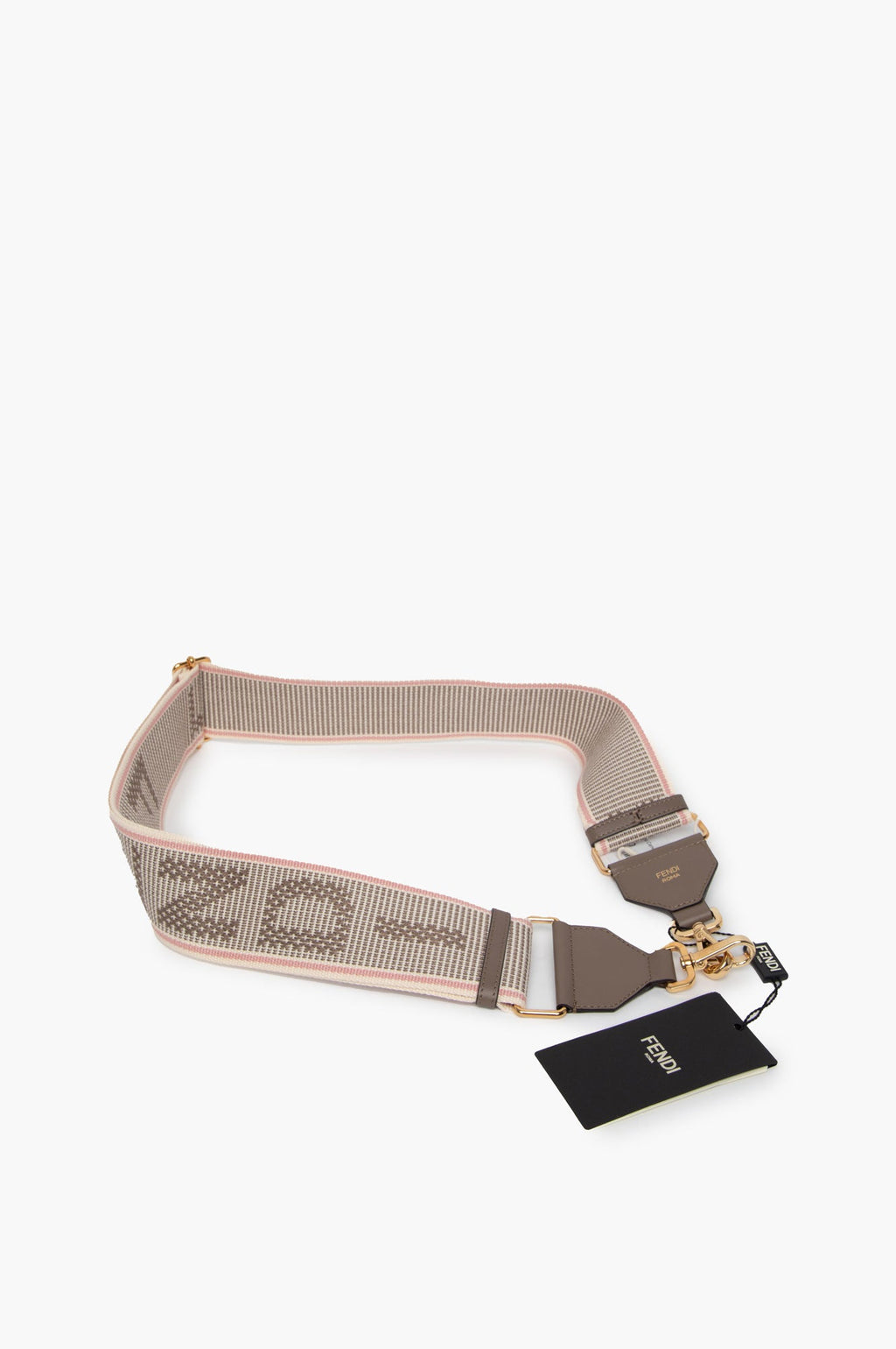 Fendi Beige Strap You Canvas Strap