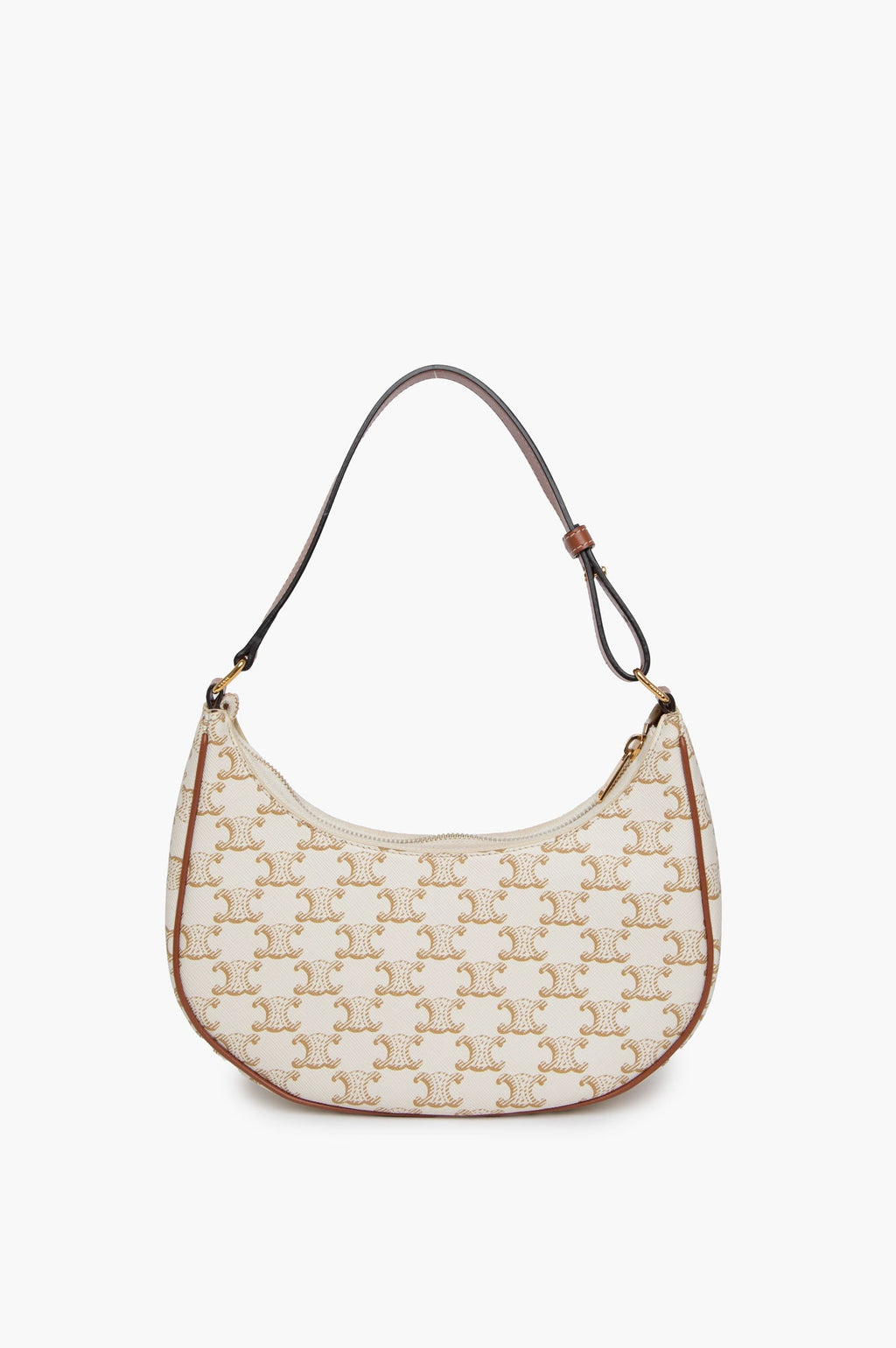 Celine White Triomphe Ava Bag