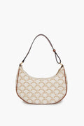 Celine White Triomphe Ava Bag