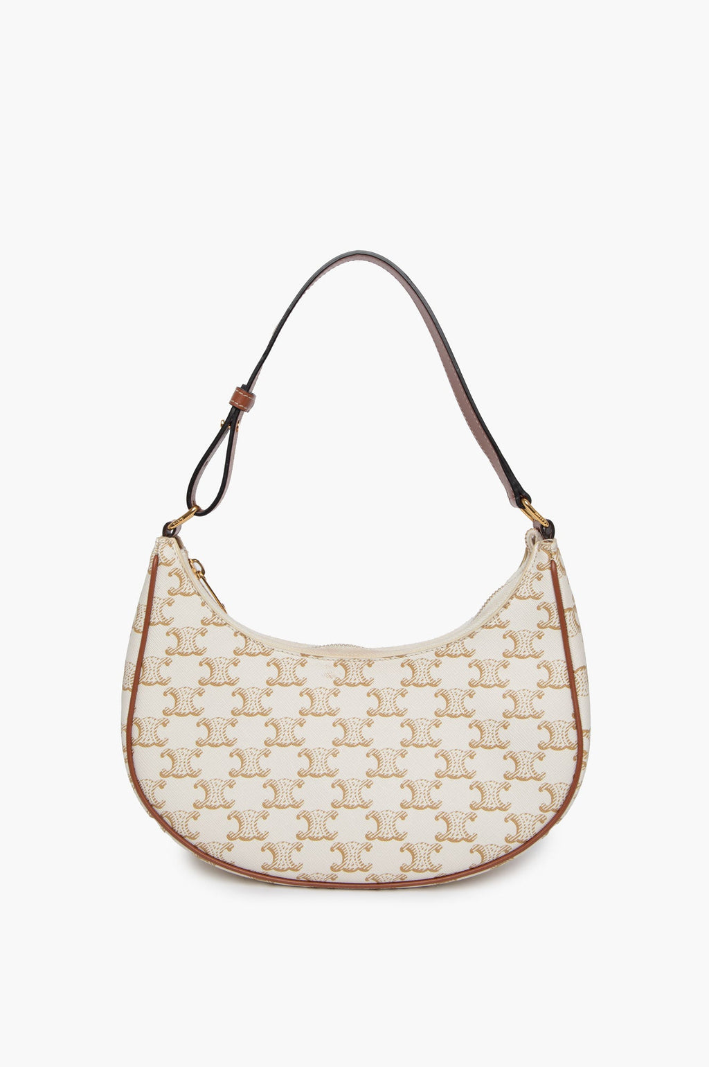 Celine White Triomphe Ava Bag