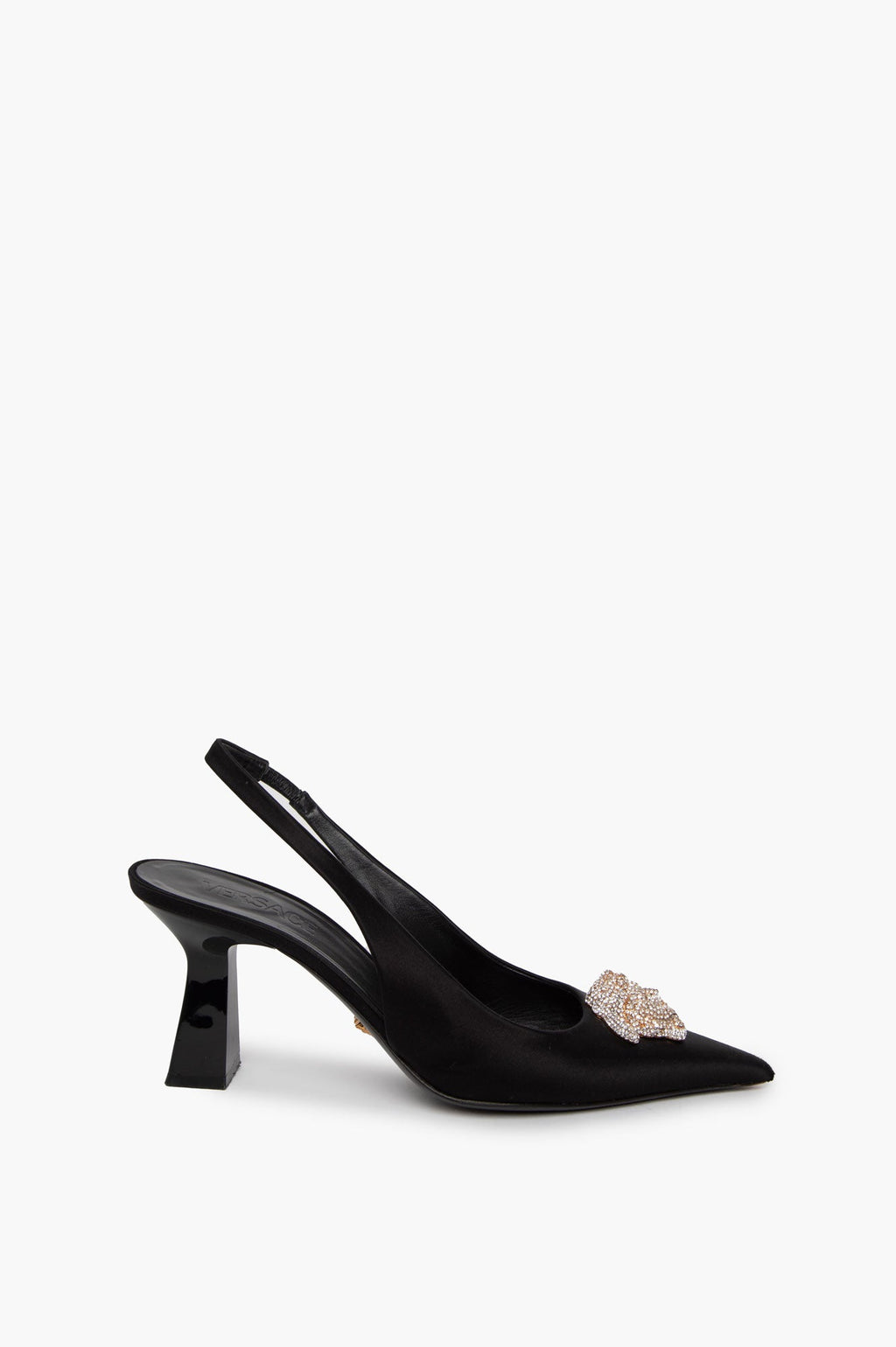 Versace Black Slingback Pumps Size 39