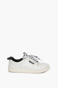 Chanel White Lace Up Weekend Sneaker Size 37