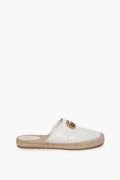 Gucci White Leather Mule Loafer Size 38