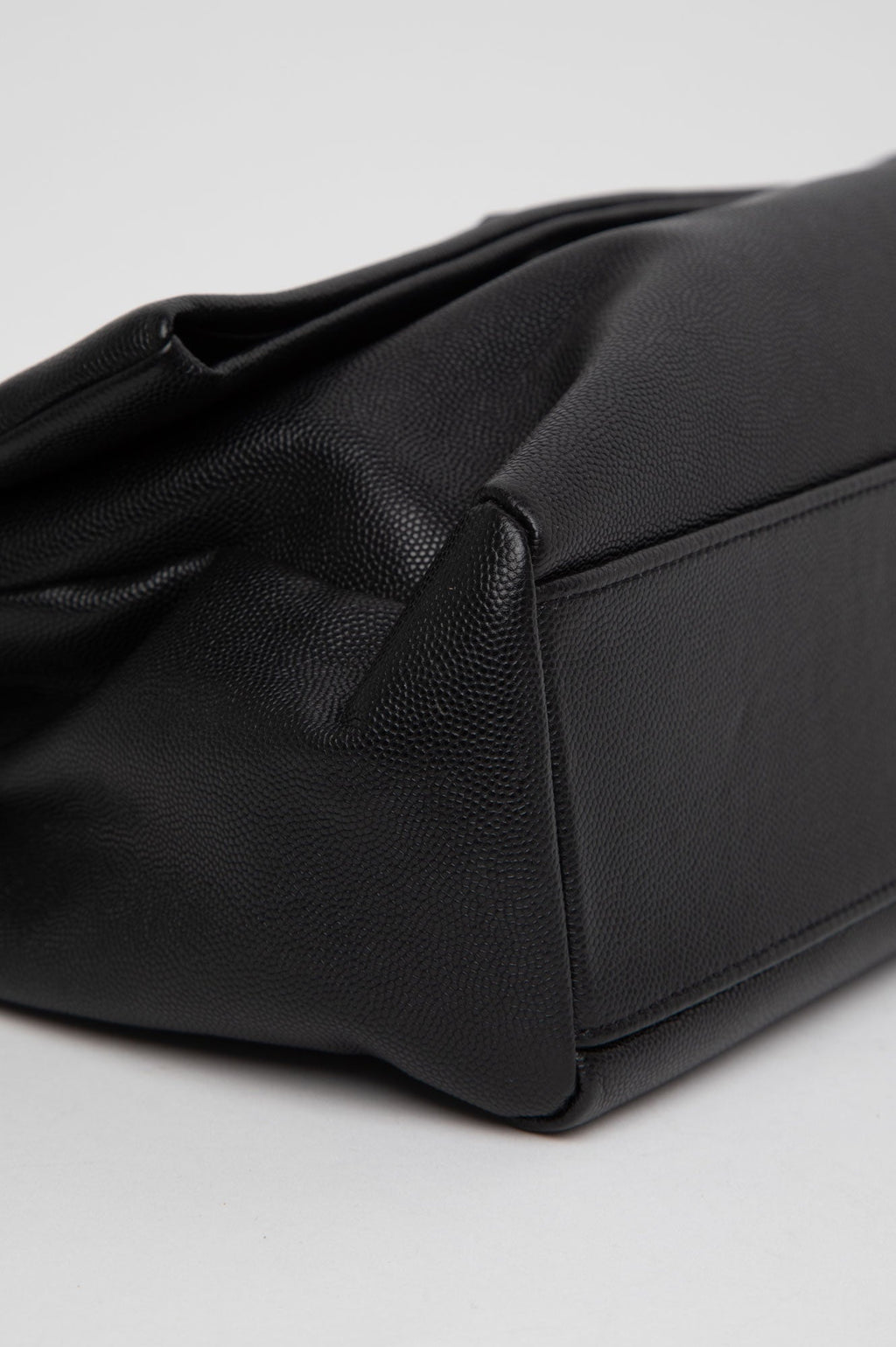 Saint Laurent All Black Medium Leather West Hollywood Bag