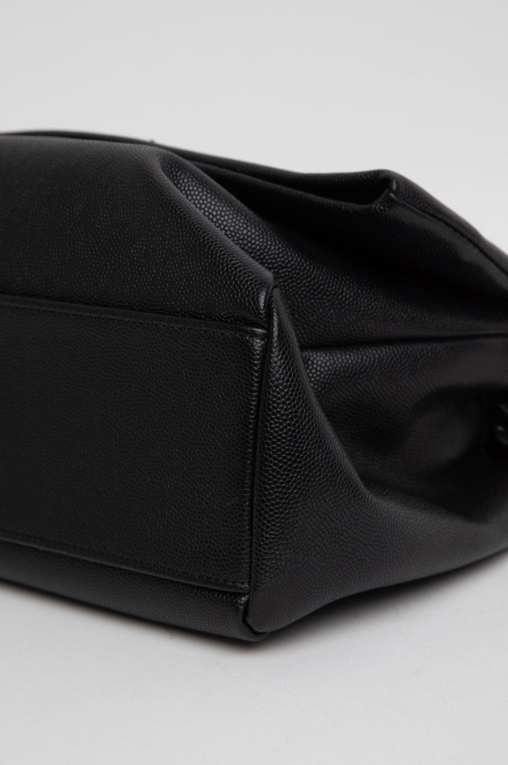 Saint Laurent All Black Medium Leather West Hollywood Bag