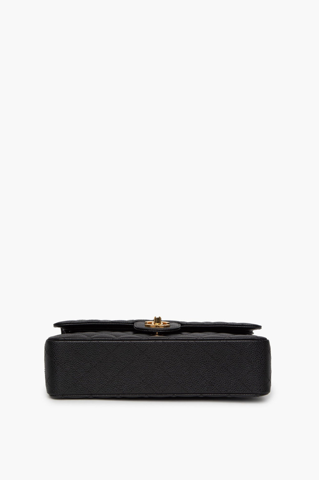 Chanel 2009 Black Caviar Medium Classic Double Flap Bag