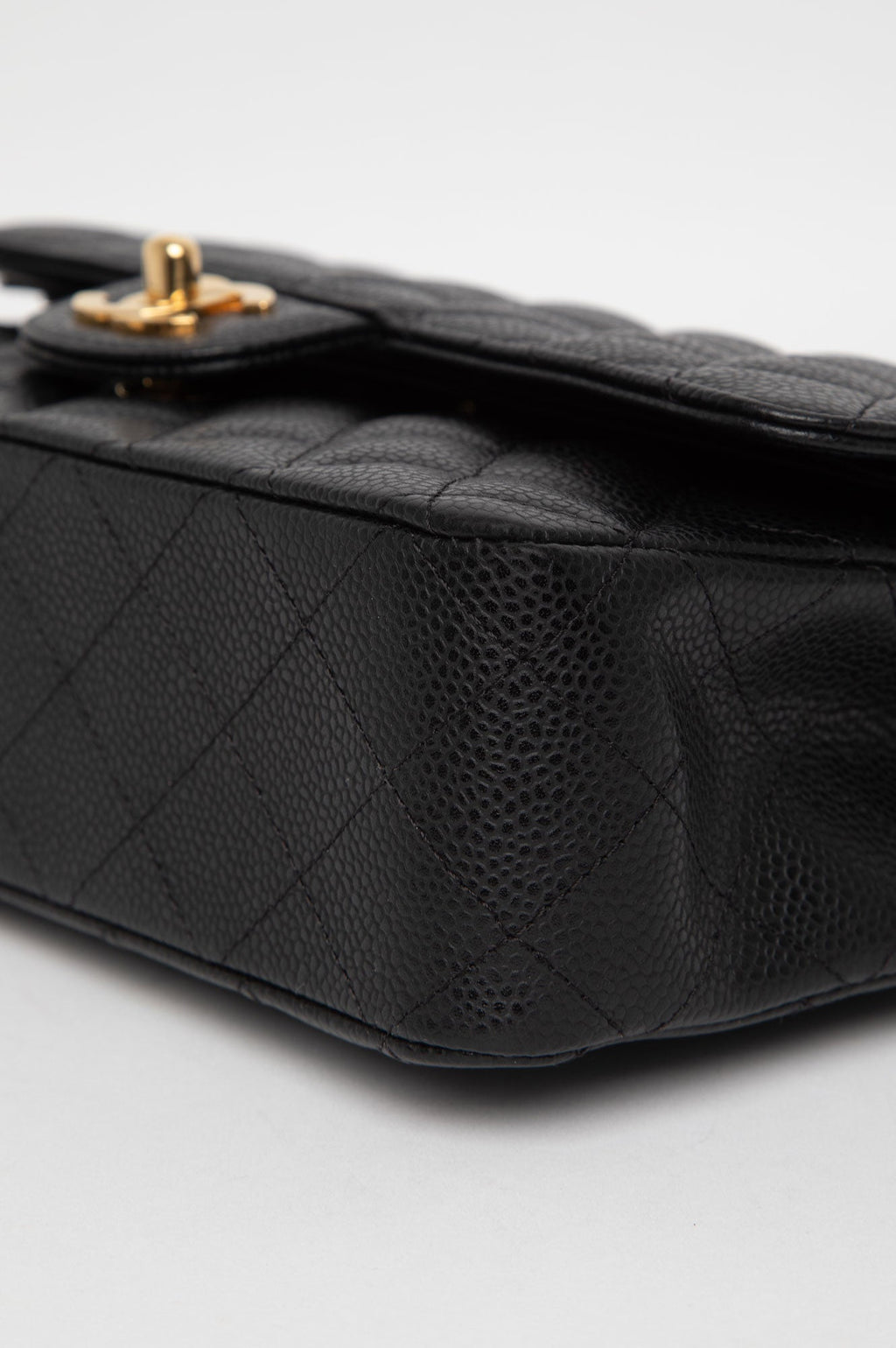 Chanel 2009 Black Caviar Medium Classic Double Flap Bag