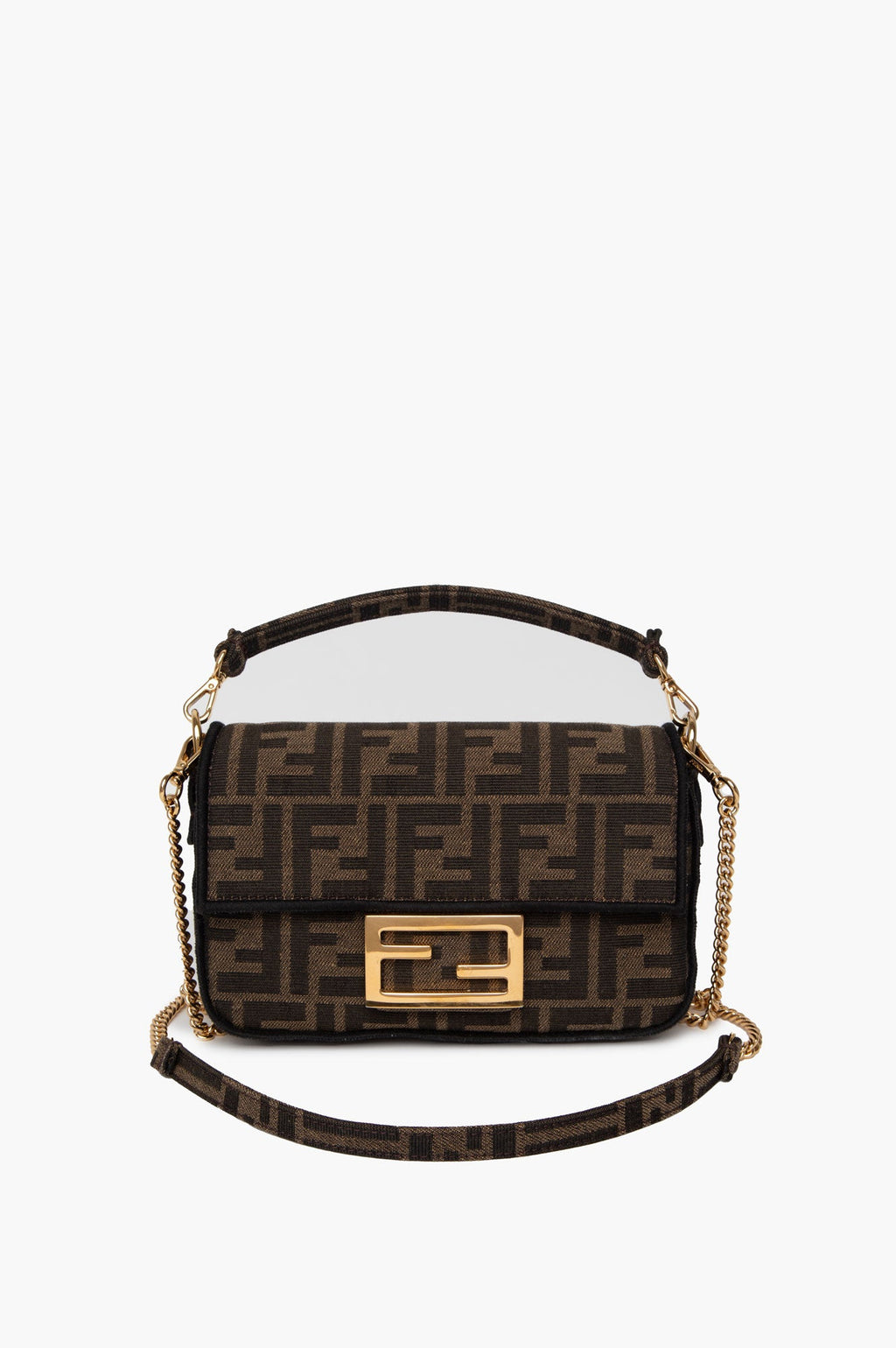 Fendi Brown Baguette Mini Bag