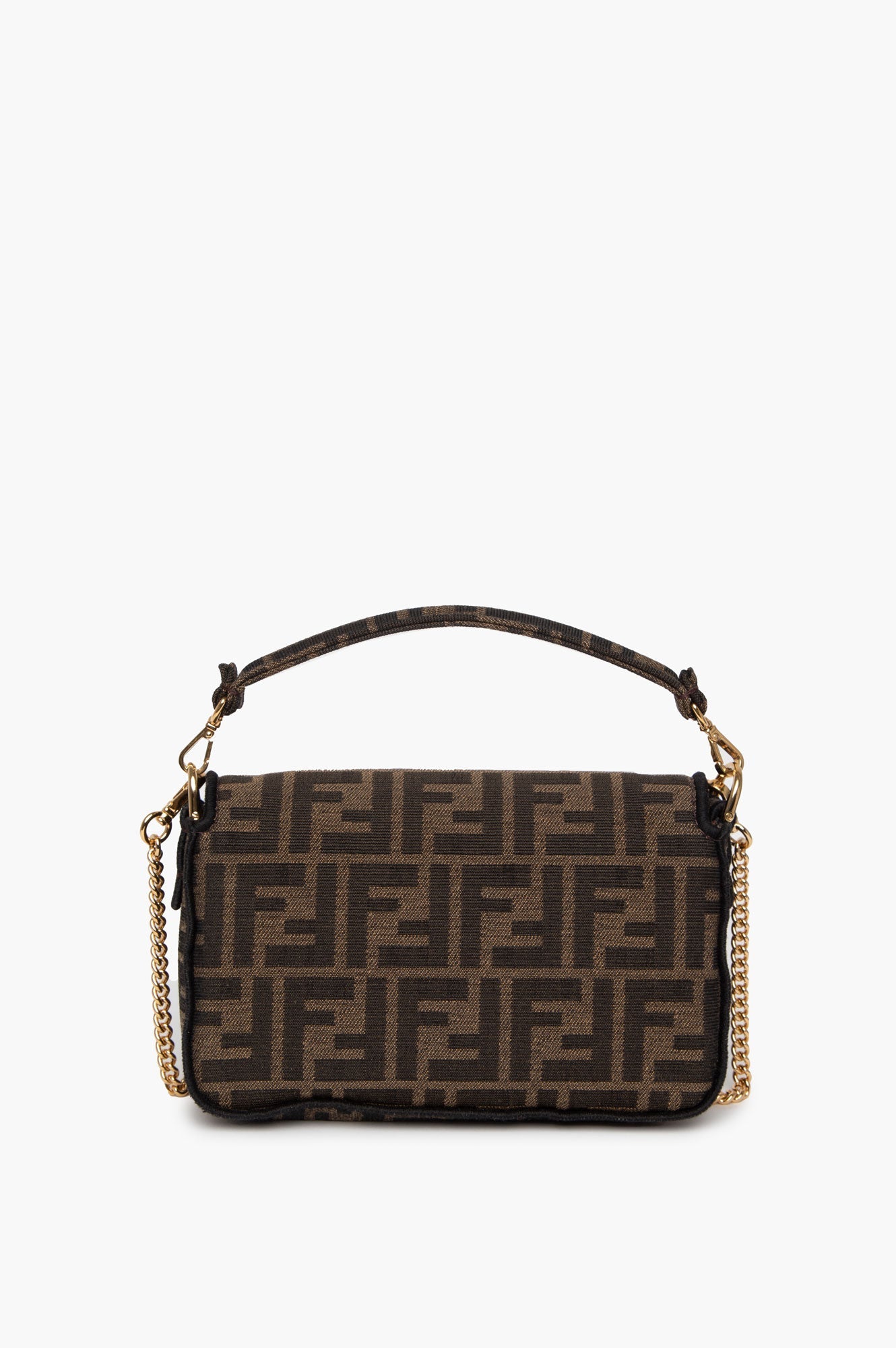 Fendi Brown Baguette Mini Bag