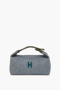 Hermes Blue Brade-A-Brac Medium Bag with Strap