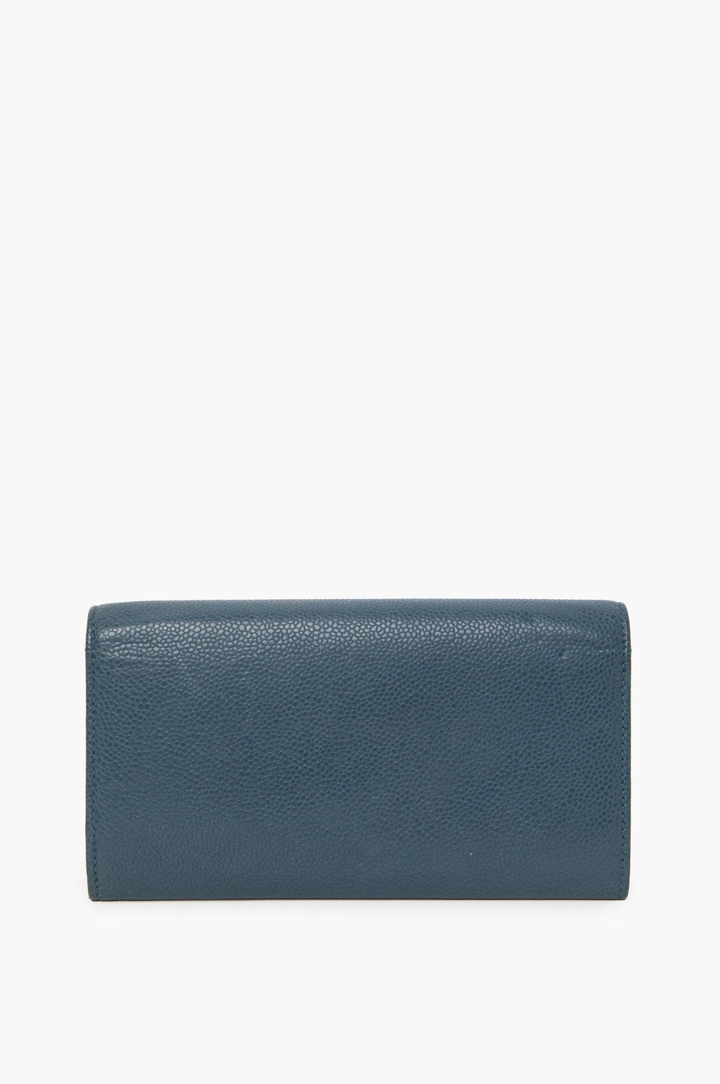 Chanel Blue Bifold Long Wallet
