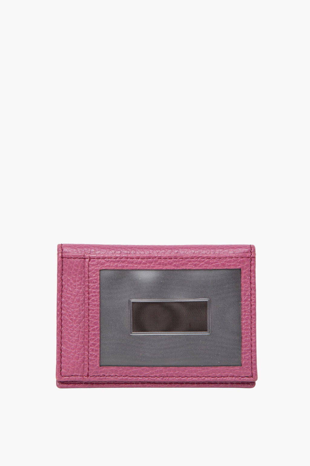 Gucci Purple Calfskin Leather Logo Wallet
