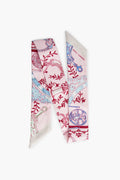 Hermes Pink Etriers Remix Silk Twilly