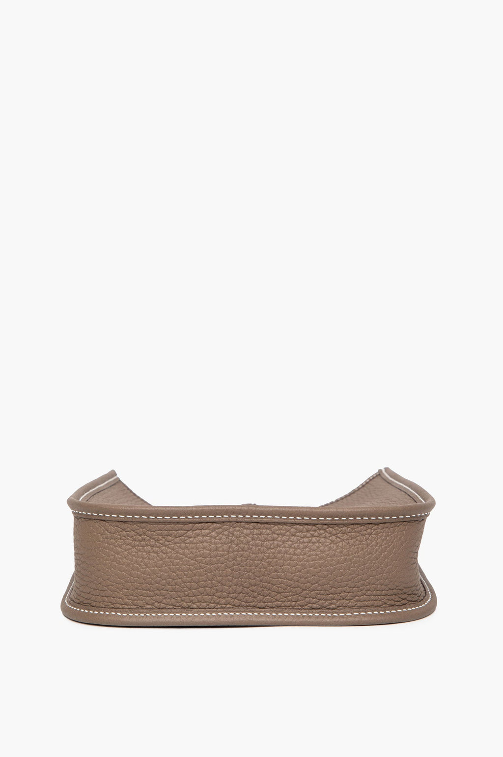 Hermes Mini Evelyne in Etaupe Clemence Leather GHW