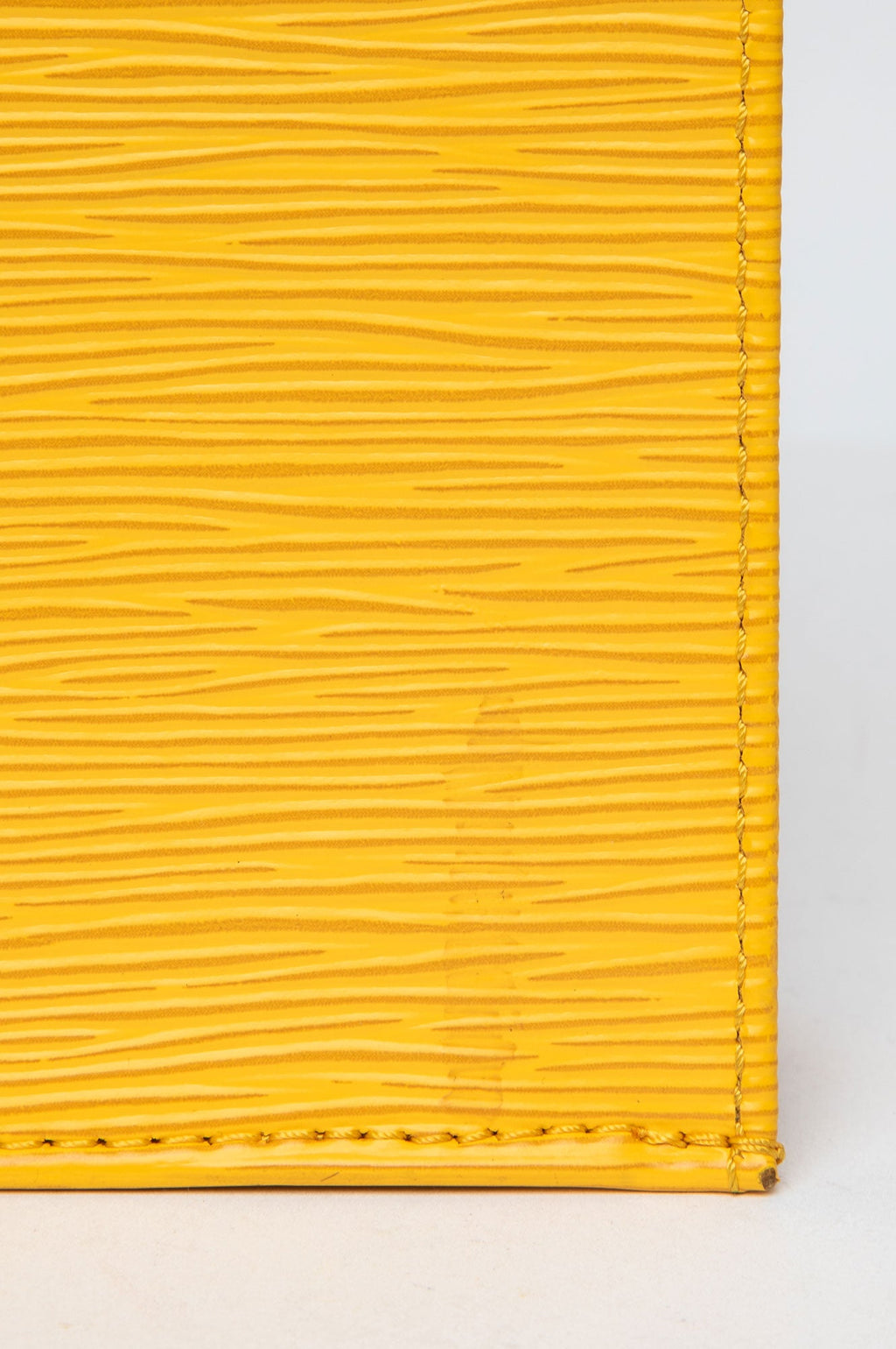 Louis Vuitton Yellow Epi Sac Plat Petit with Strap