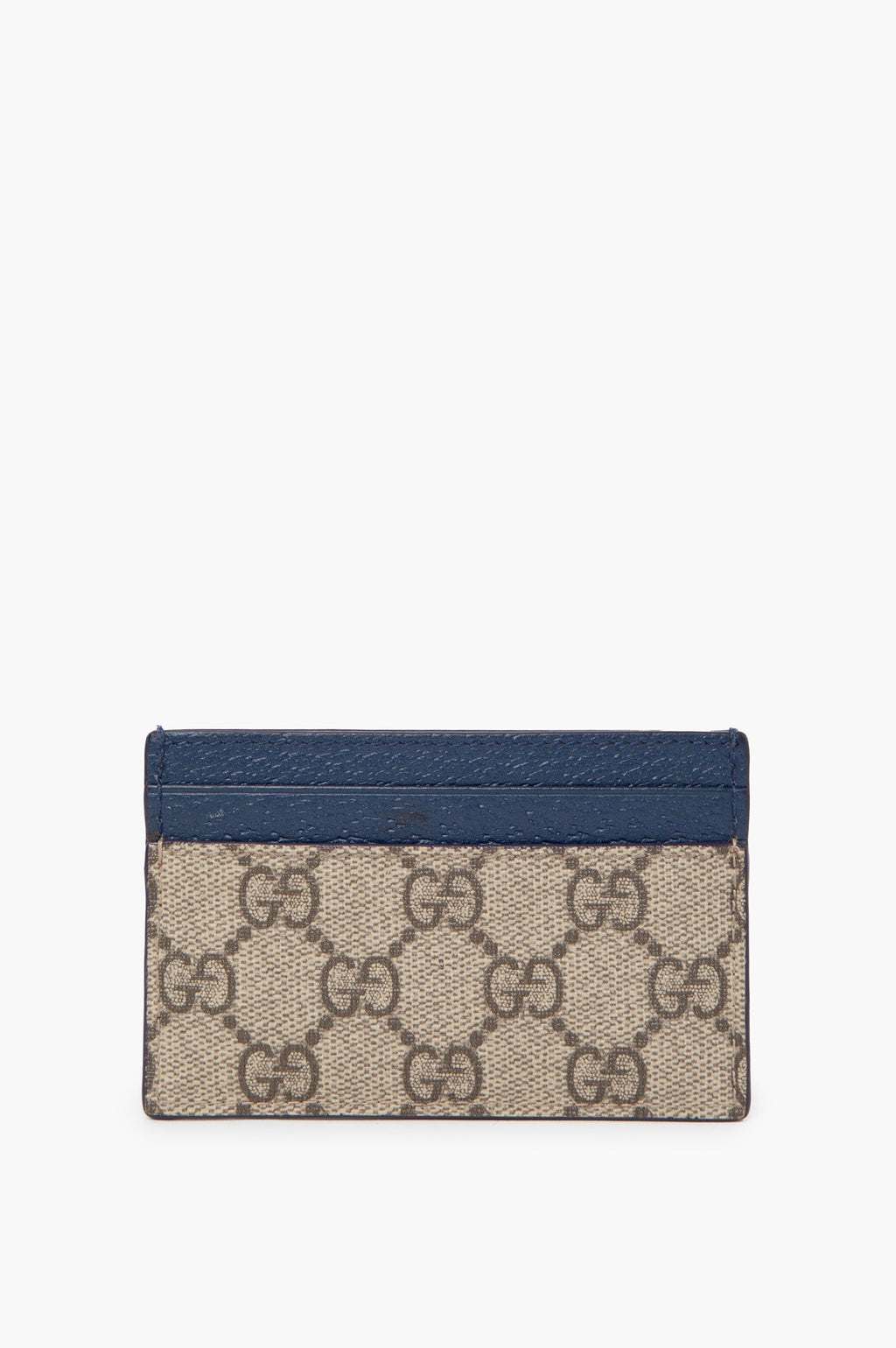 Gucci Monogram Blue Card Holder