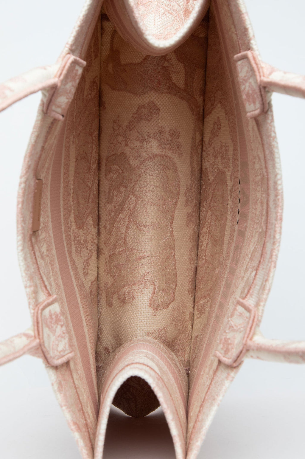 Christian Dior Pink Medium Book Tote Bag