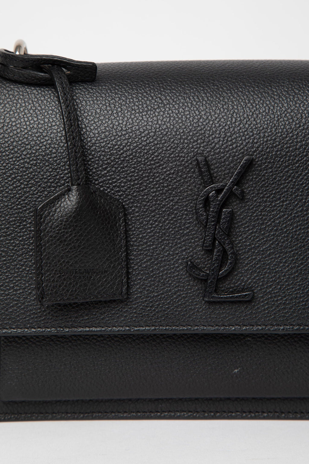 Saint Laurent Black Medium Sunset Bag