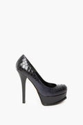 Fendi Serpentinite Print High Heel Pumps Size 36