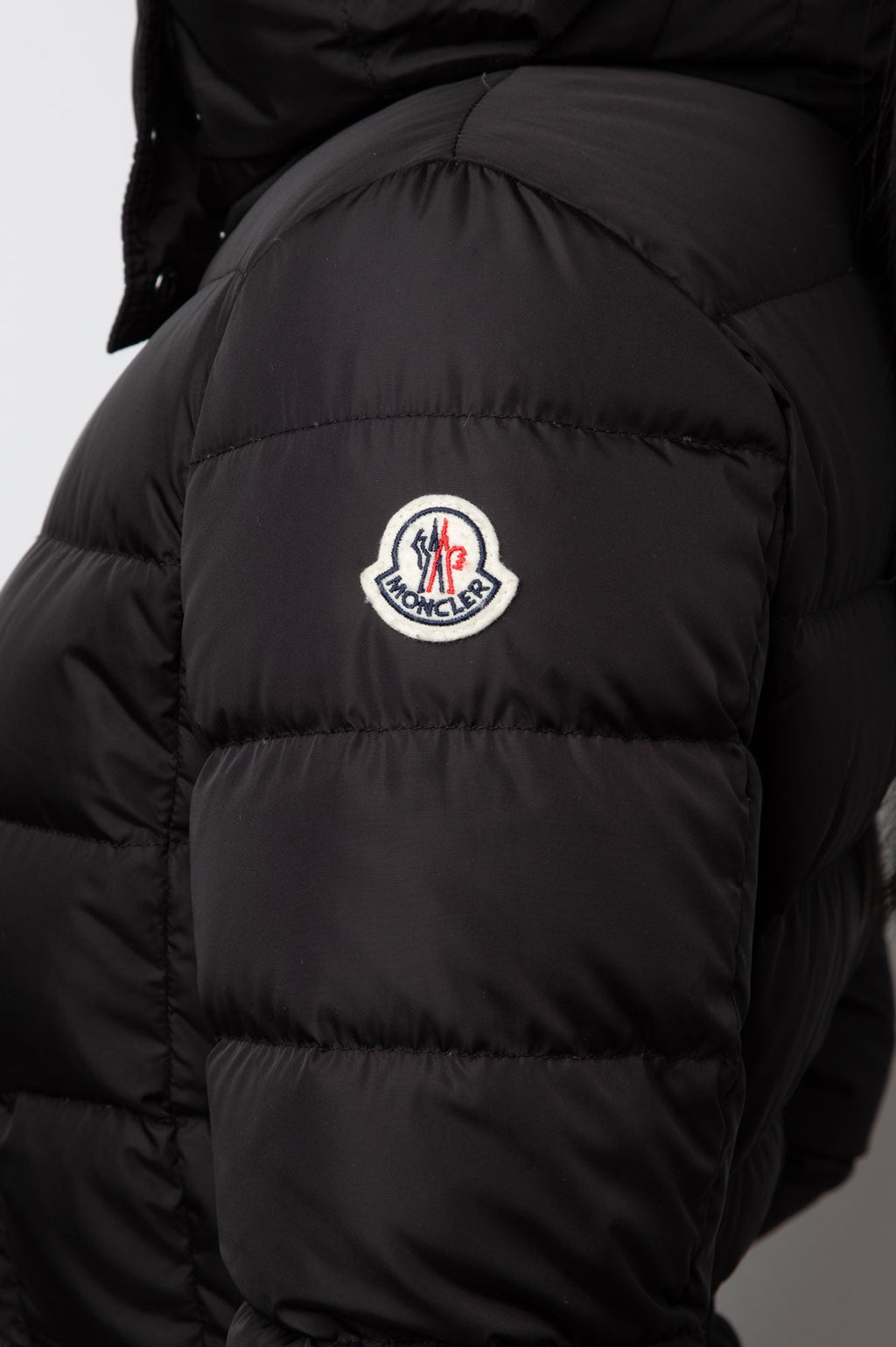 Moncler Black Long Down Jacket Size 0