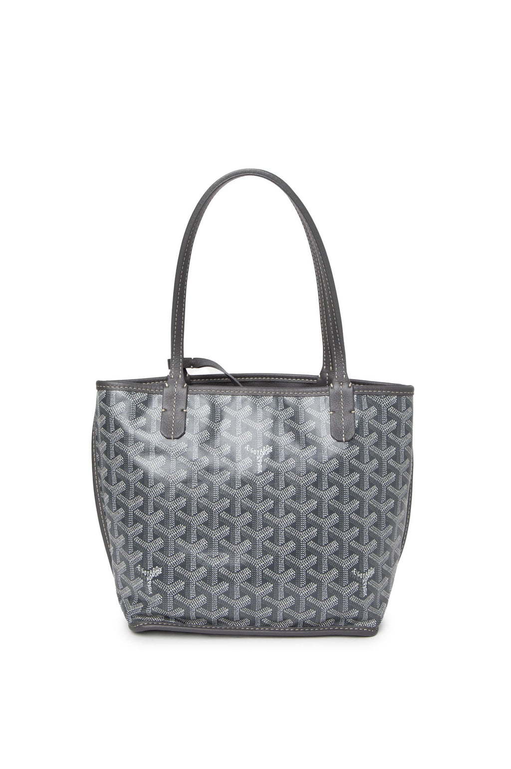 Goyard 2022 Grey Anjou Mini Tote Bag