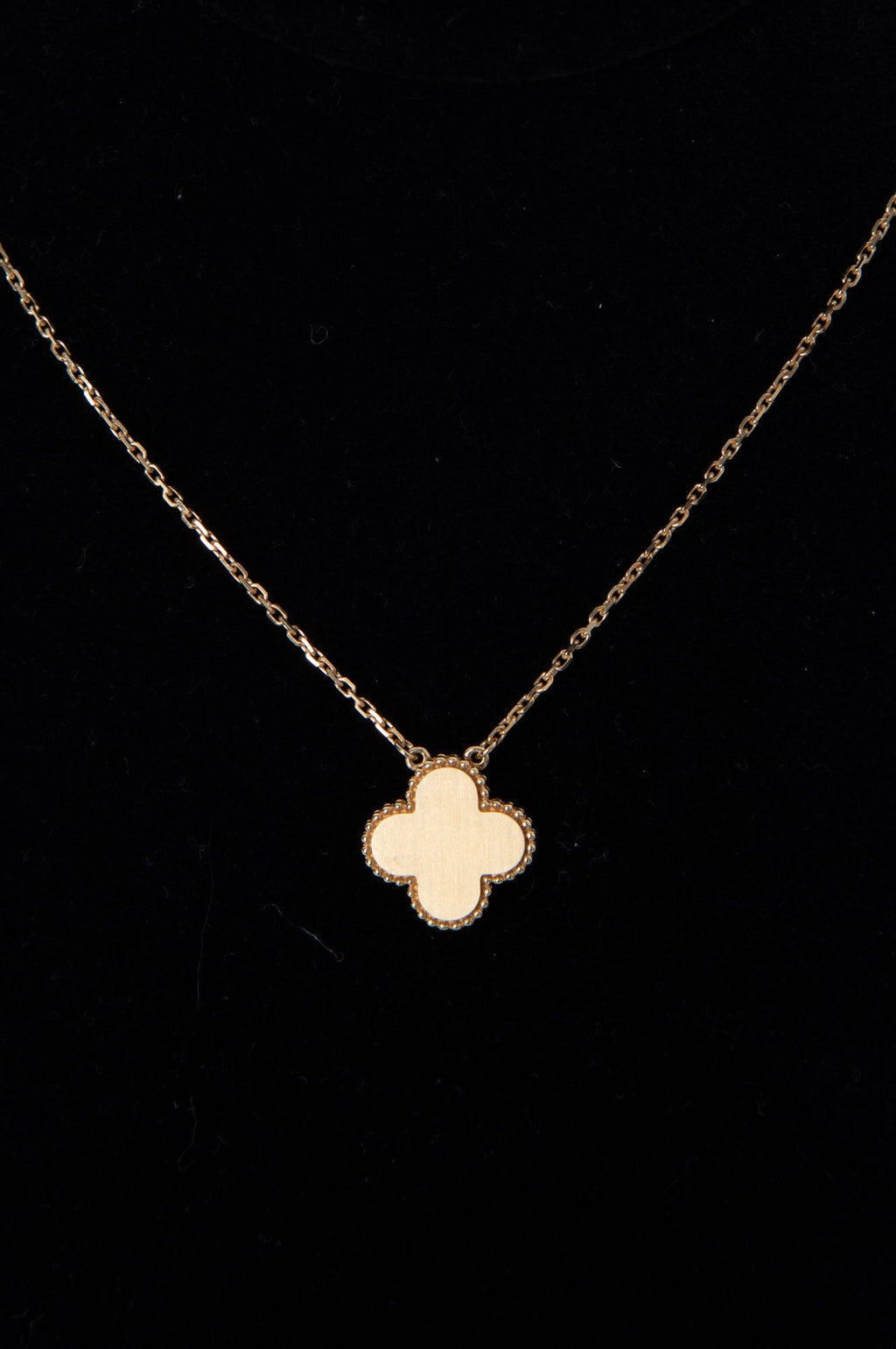 Van Cleef & Arpels Gold With White Pearl and Diamond Necklace