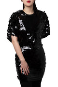 Rotate Black Sequin Mini Dress Size 10