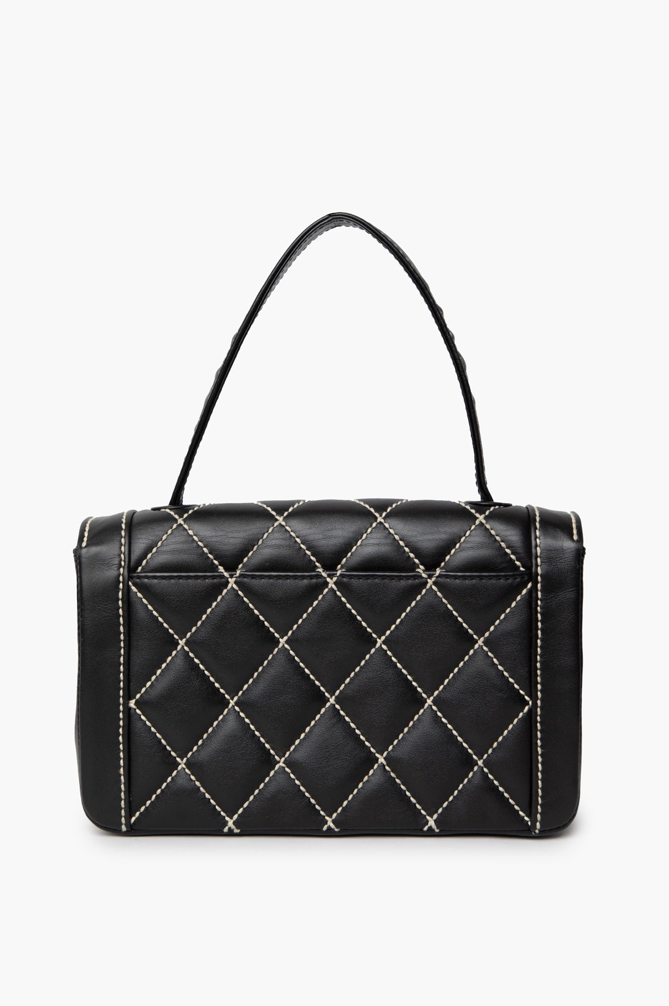 Chanel 2005 Black Wild Stitch Flap Bag