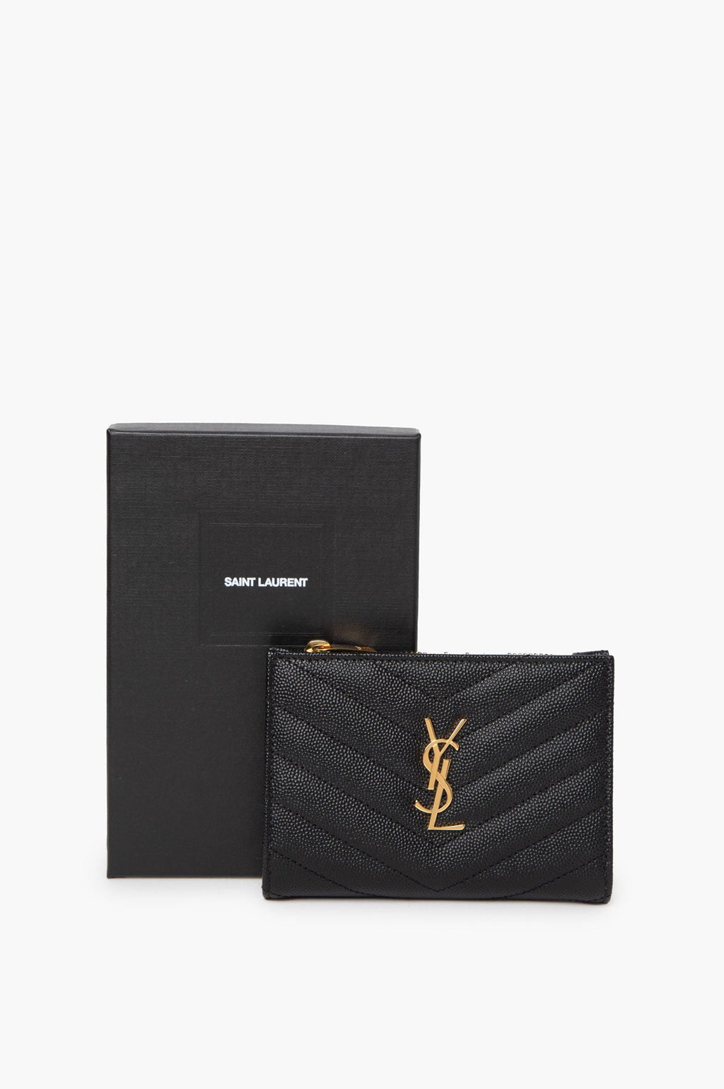 Saint Laurent Cassandre Matelasse Bi-fold Wallet