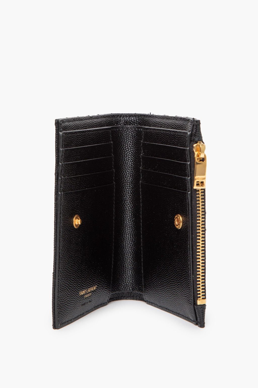 Saint Laurent Cassandre Matelasse Bi-fold Wallet