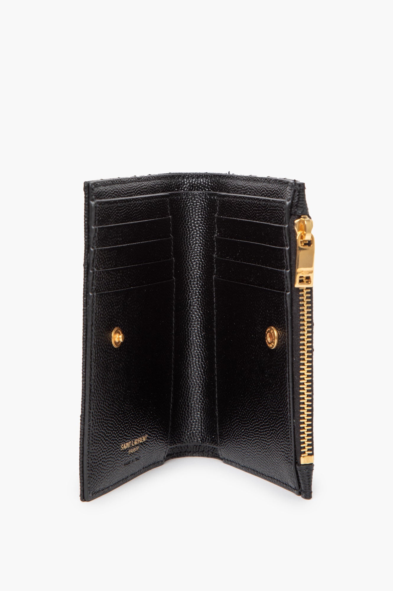 Saint Laurent Cassandre Matelasse Bi-fold Wallet