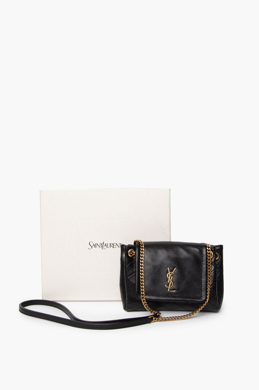 Saint Laurent Black Mini Nolita Bag