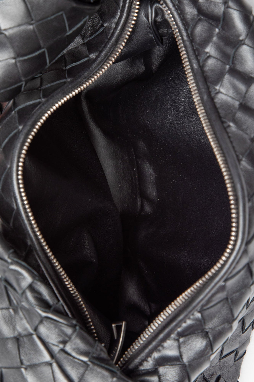 Bottega Veneta Black Teen Intrecciato Jodie Bag