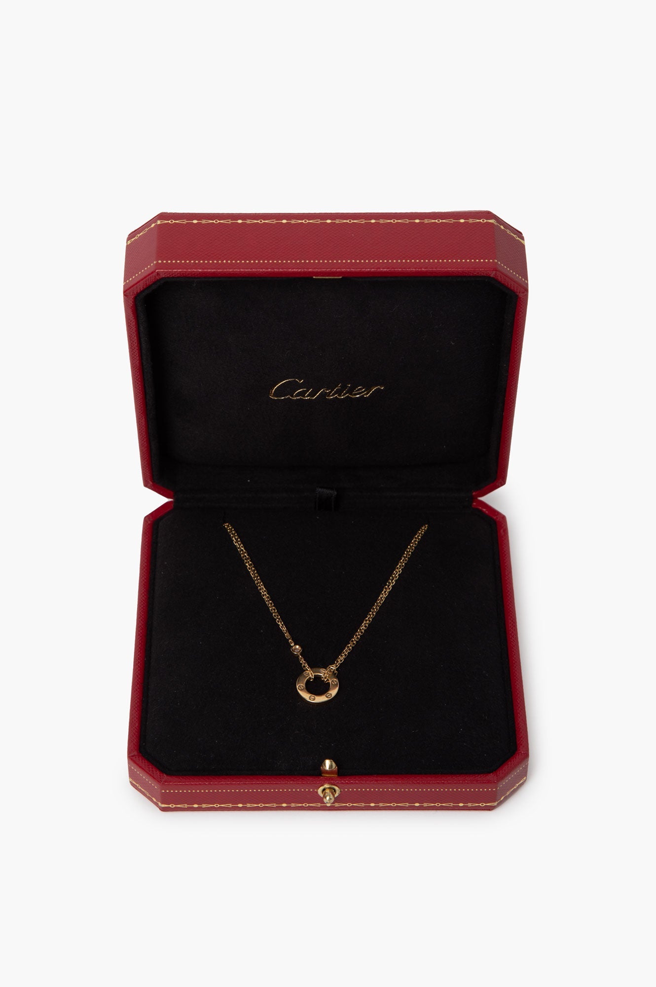 Cartier 18k Yellow Gold Love Necklace