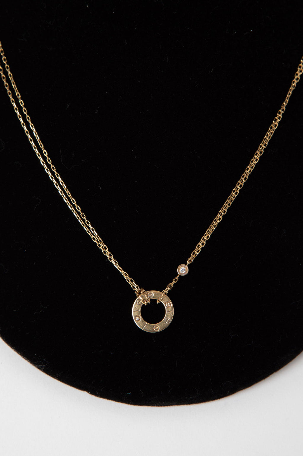 Cartier 18k Yellow Gold Love Necklace