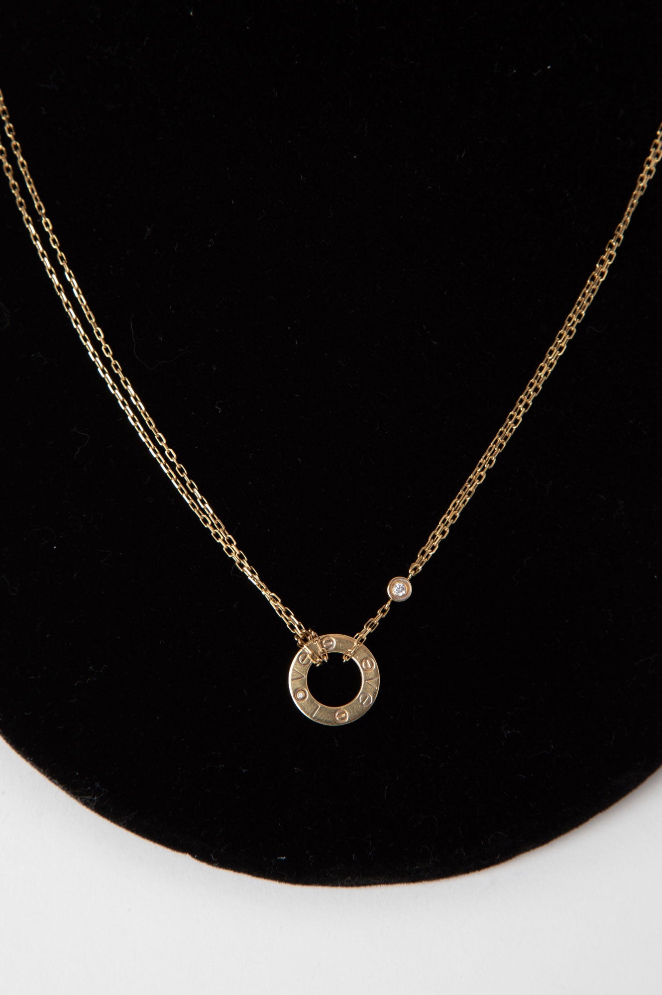 Cartier 18k Yellow Gold Love Necklace