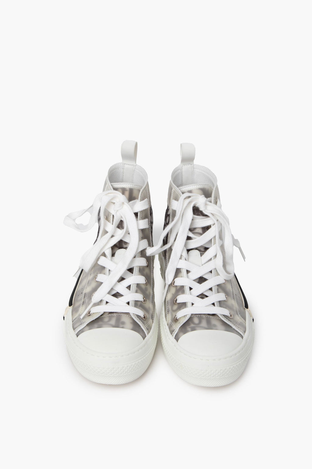 Christian Dior Black Oblique High-top Sneaker 37