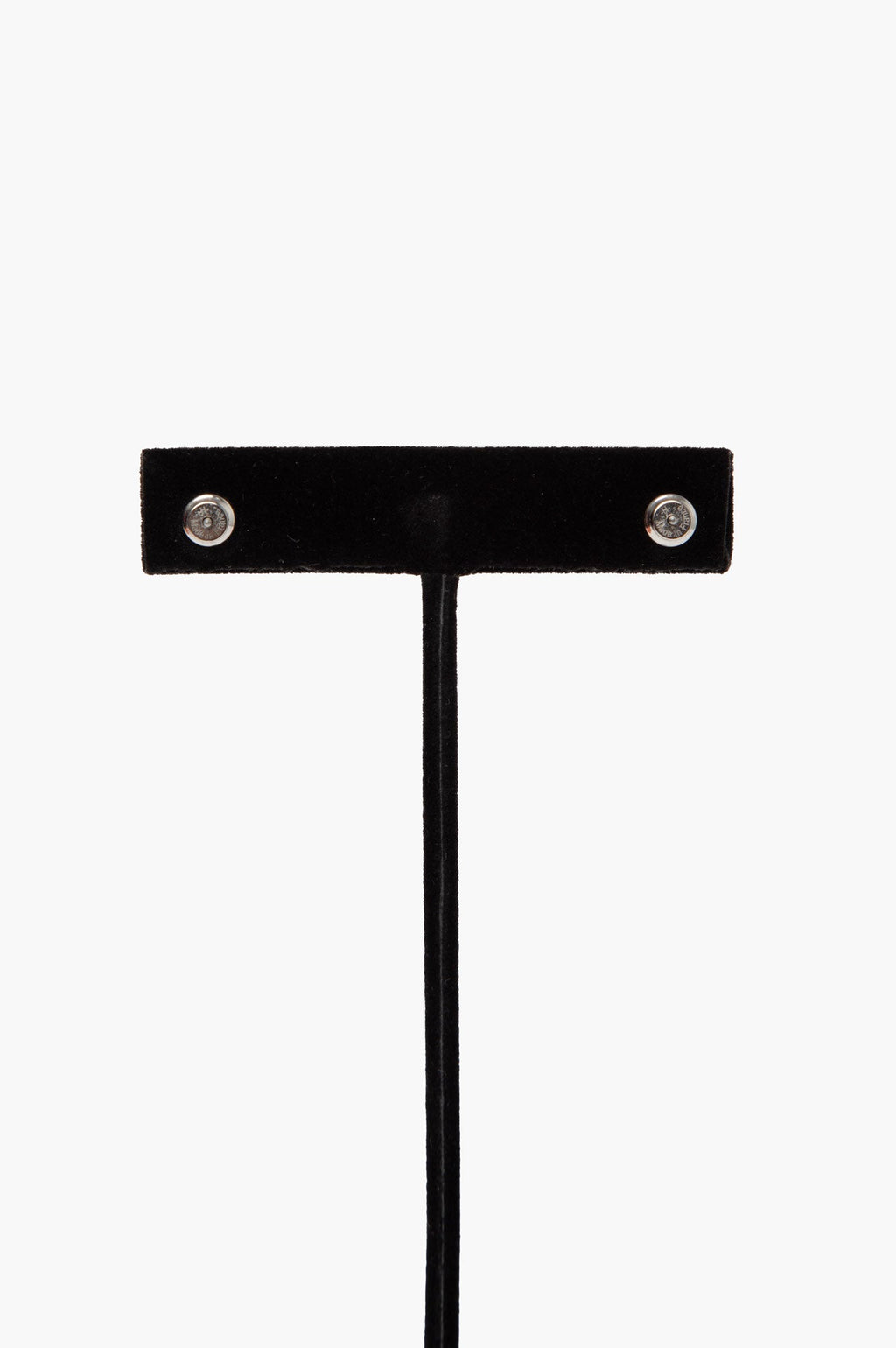 Hermes Silver and Grey Mini Pop H Earrings