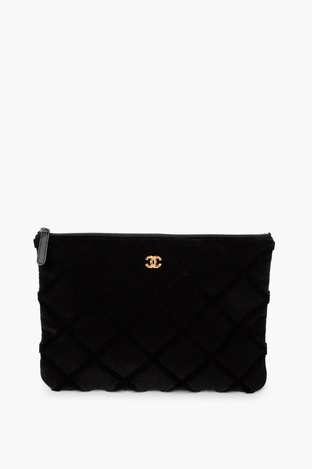 Chanel 2019 Velvet Clutch Bag