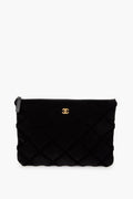 Chanel 2019 Velvet Clutch Bag