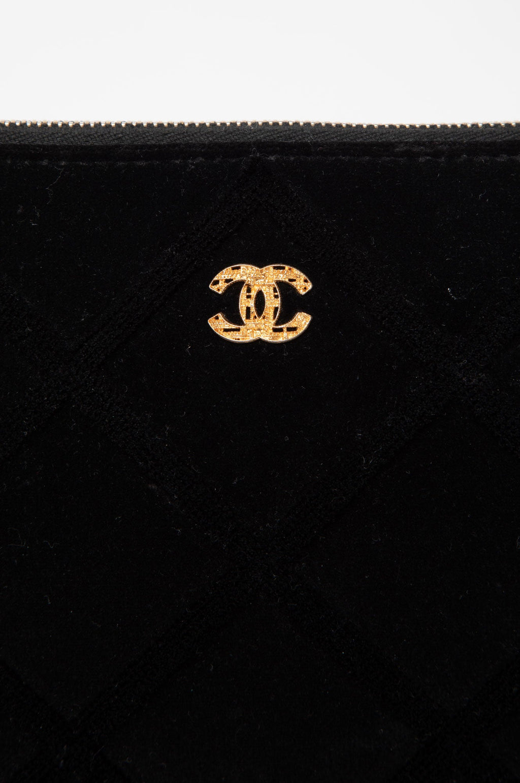 Chanel 2019 Velvet Clutch Bag