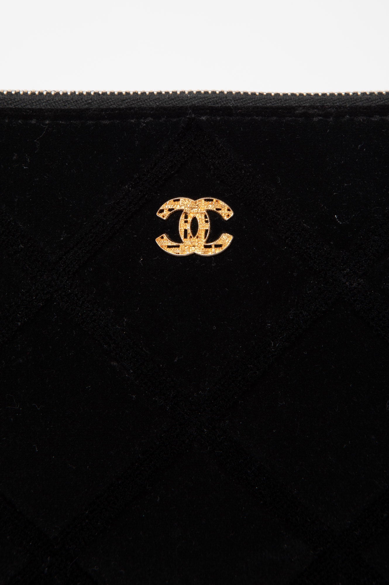 Chanel 2019 Velvet Clutch Bag
