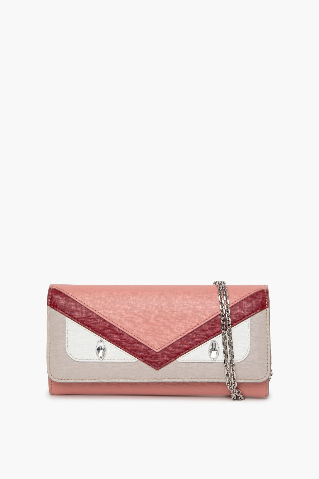 Fendi Monster Continental Wallet On Chain