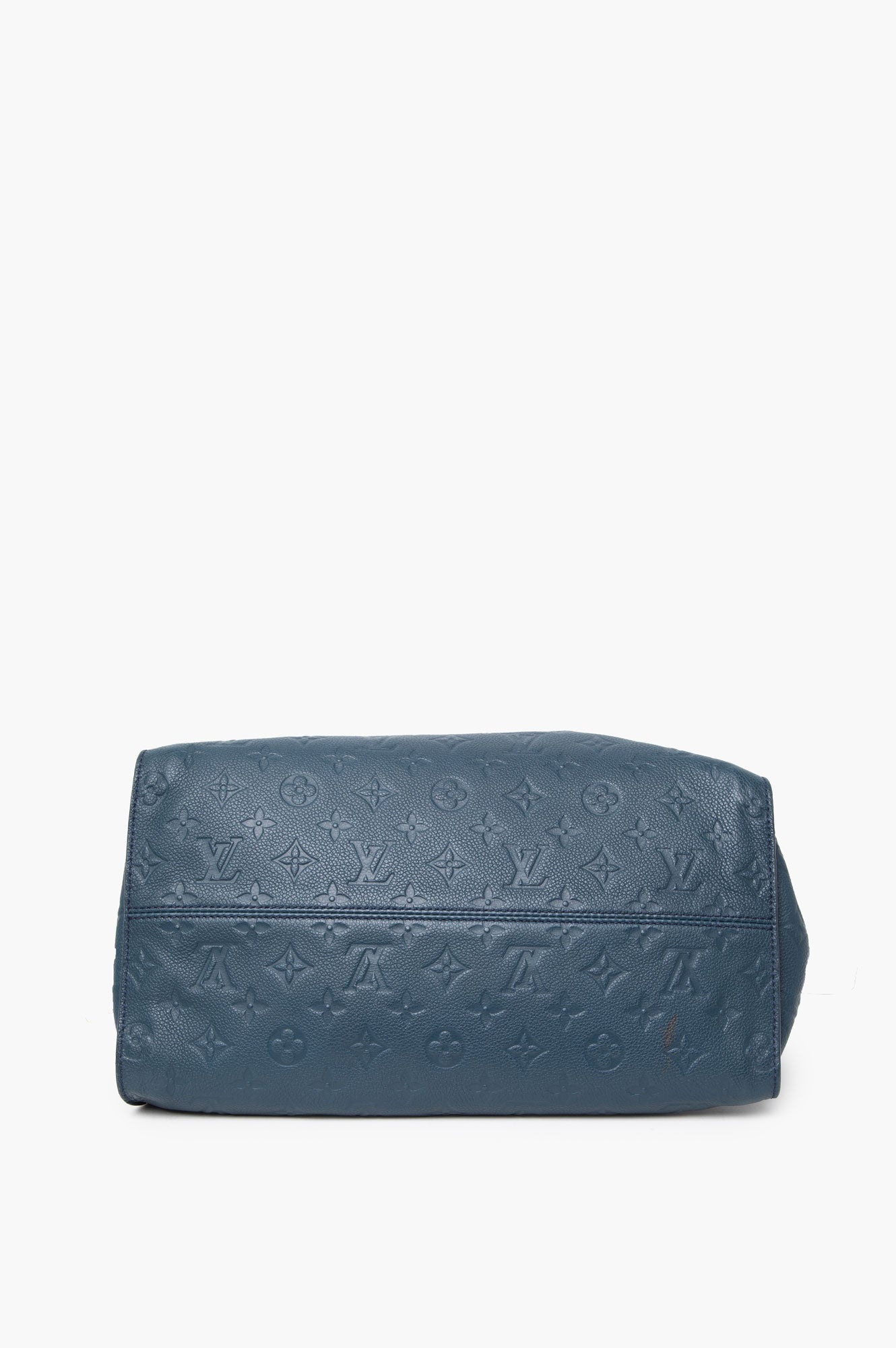 Louis Vuitton Blue Infini Monogram Empreinte Leather Lumineuse Bag