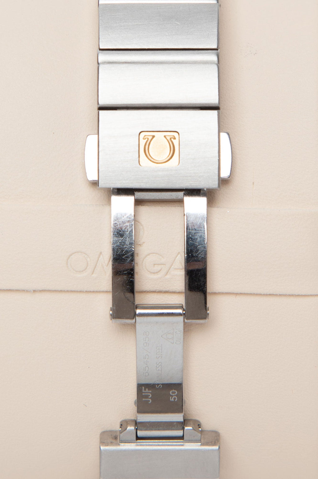 Omega Constellation Blue Mother of Pearl Dial Ladies Watch Size 27