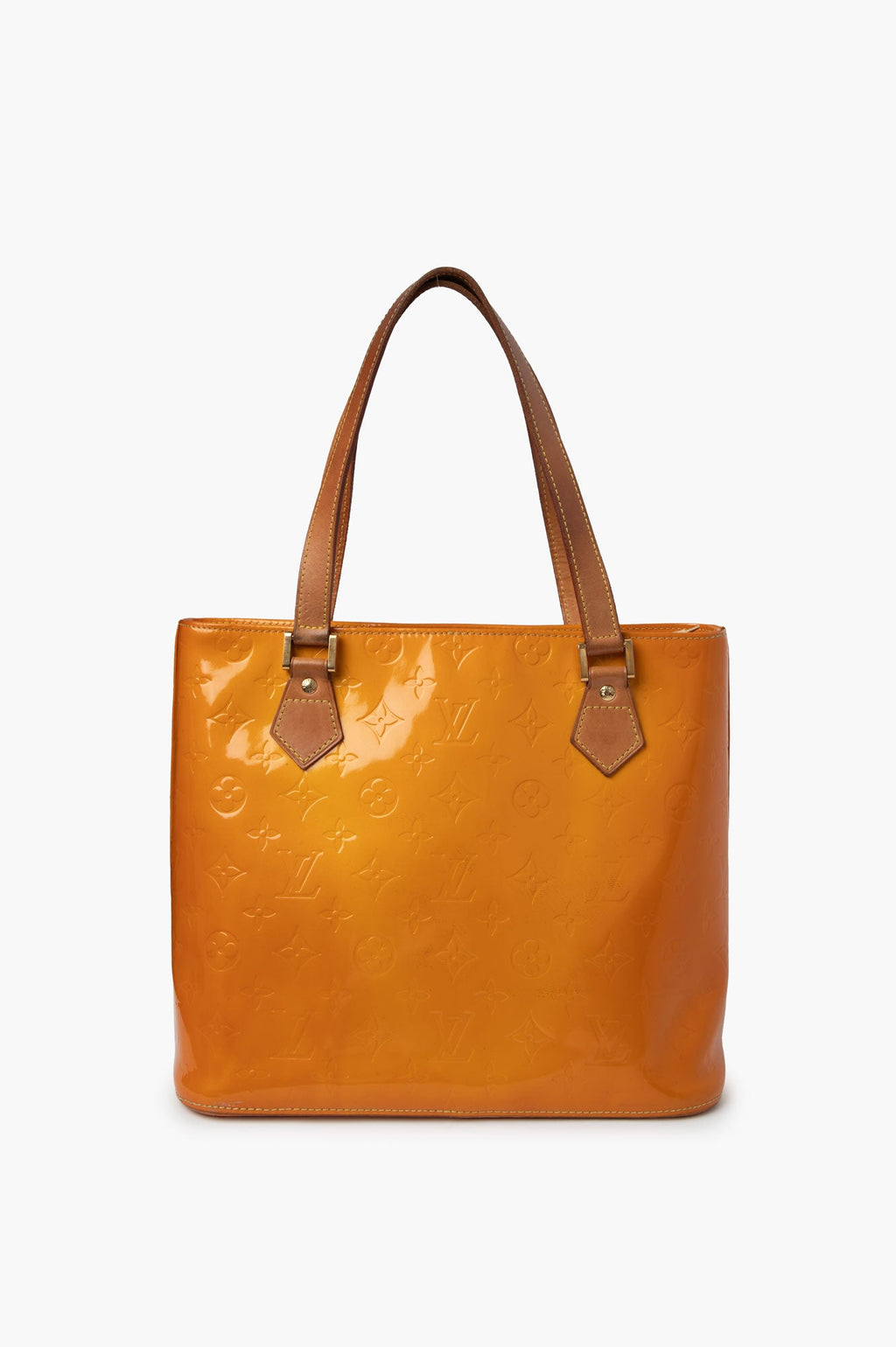 Louis Vuitton Yellow Vernis Houston Tote