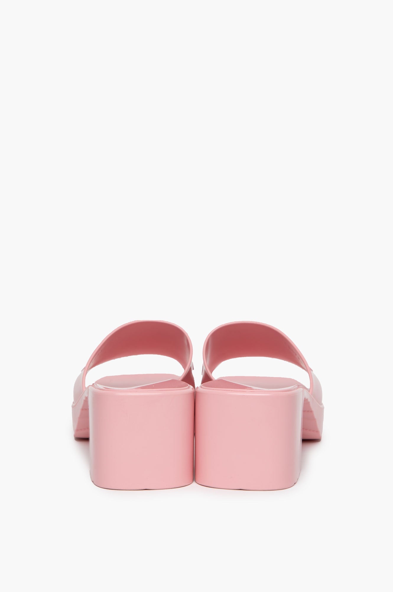 Gucci Pink Rubber Sandals Size 39