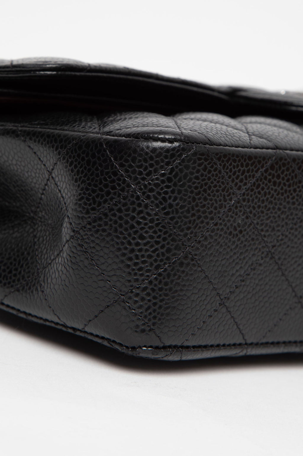 Chanel 2022 Black Caviar Classic Double Flap SHW